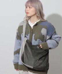 DOUBLE NAME | コーデュロイBIGショルダーバッグ(ショルダーバッグ)