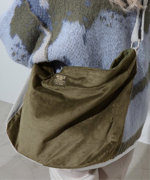 DOUBLE NAME（ダブルネーム）の「コーデュロイBIGショルダーバッグ（ショルダーバッグ・レディース・ブラック/カーキ/ベージュ・FREE）」の19枚目の写真