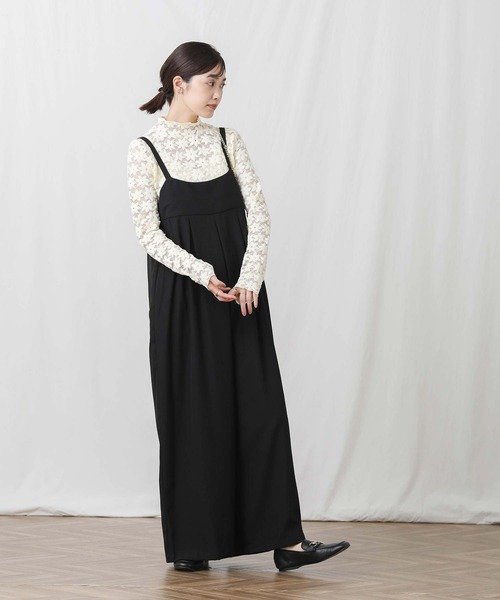 Torrazzo Donna(トラッゾドンナ)の「フラワーレースハイネックブラウス(シャツ/ブラウス・レディース・ブラック/アイボリー・FREE)」の8枚目の写真
