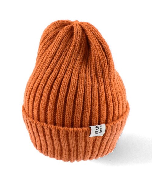 BRANSHES（ブランシェス）の「シンプルニットワッチ（ニットキャップ/ビーニー・キッズ・オレンジ/グリーン/ブラック/杢グレー/アイボリー・M/S/L）」の20枚目の写真