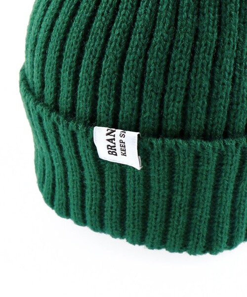 BRANSHES（ブランシェス）の「シンプルニットワッチ（ニットキャップ/ビーニー・キッズ・オレンジ/グリーン/ブラック/杢グレー/アイボリー・M/S/L）」の19枚目の写真