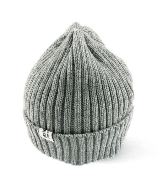 BRANSHES（ブランシェス）の「シンプルニットワッチ（ニットキャップ/ビーニー・キッズ・オレンジ/グリーン/ブラック/杢グレー/アイボリー・M/S/L）」の14枚目の写真