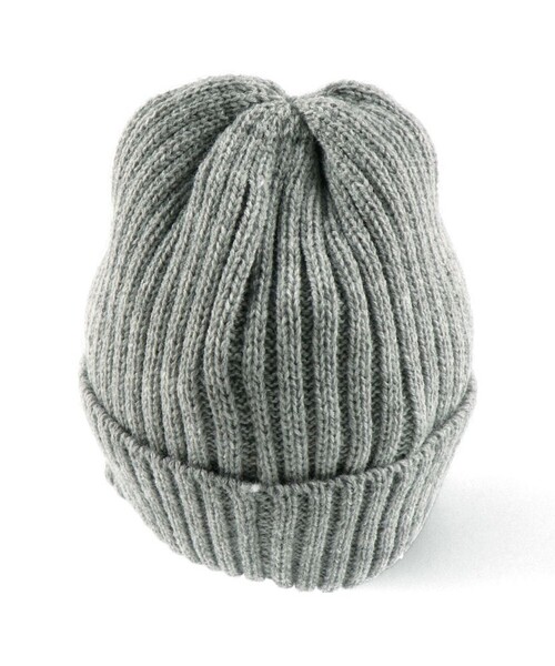 BRANSHES（ブランシェス）の「シンプルニットワッチ（ニットキャップ/ビーニー・キッズ・オレンジ/グリーン/ブラック/杢グレー/アイボリー・M/S/L）」の15枚目の写真