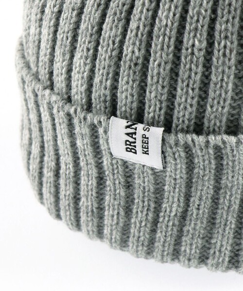 BRANSHES（ブランシェス）の「シンプルニットワッチ（ニットキャップ/ビーニー・キッズ・オレンジ/グリーン/ブラック/杢グレー/アイボリー・M/S/L）」の16枚目の写真