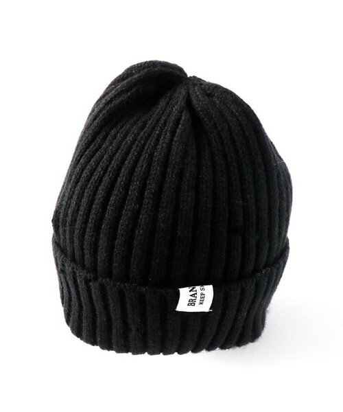 BRANSHES（ブランシェス）の「シンプルニットワッチ（ニットキャップ/ビーニー・キッズ・オレンジ/グリーン/ブラック/杢グレー/アイボリー・M/S/L）」の10枚目の写真