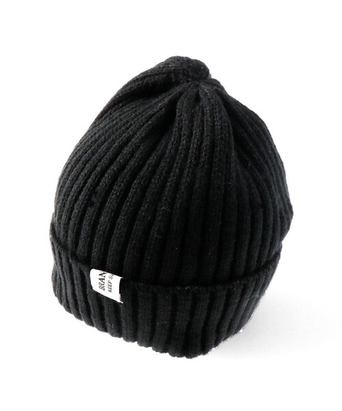 BRANSHES（ブランシェス）の「シンプルニットワッチ（ニットキャップ/ビーニー・キッズ・オレンジ/グリーン/ブラック/杢グレー/アイボリー・M/S/L）」の11枚目の写真