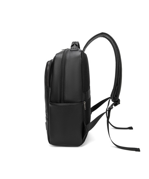 GUSCIO UOMO（グッシオ ウォーモ）の「【グッシオ ウォーモ】PUレザー型押しビジネスリュック　A4対応（ビジネスバッグ・メンズ・ネイビー/ブラック/グレー/カーキ・FREE）」の7枚目の写真