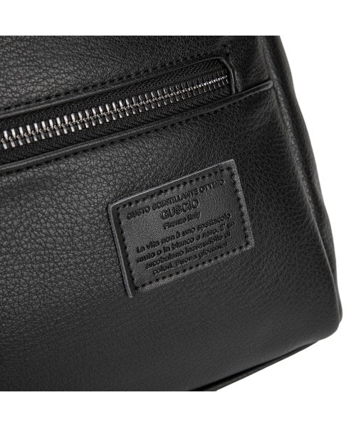 GUSCIO UOMO（グッシオ ウォーモ）の「【グッシオ ウォーモ】PUレザー型押しビジネスリュック　A4対応（ビジネスバッグ・メンズ・ネイビー/ブラック/グレー/カーキ・FREE）」の16枚目の写真