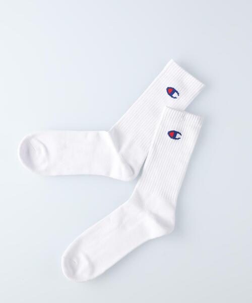 Champion(チャンピオン)の「Champion(チャンピオン)【3足セット】ハーフパイルムジロングソックス(ソックス/靴下・メンズ・オフホワイト/ブラック・M/L)」の20枚目の写真