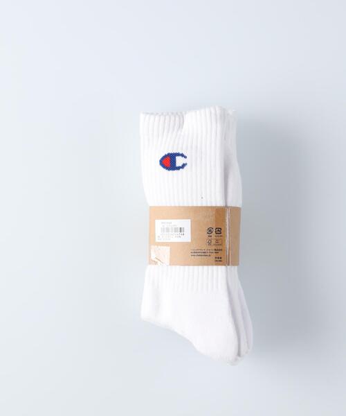 Champion(チャンピオン)の「Champion(チャンピオン)【3足セット】ハーフパイルムジロングソックス(ソックス/靴下・メンズ・オフホワイト/ブラック・M/L)」の17枚目の写真