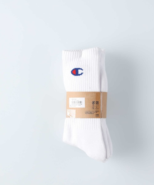 Champion(チャンピオン)の「【Champion】ハーフパイル3ソックスRムジ(ソックス/靴下・メンズ・オフホワイト/ブラック・M/L)」の8枚目の写真