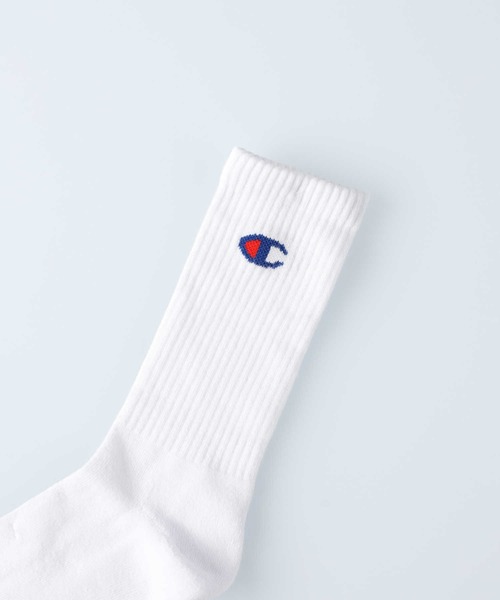 Champion(チャンピオン)の「【Champion】ハーフパイル3ソックスRムジ(ソックス/靴下・メンズ・オフホワイト/ブラック・M/L)」の6枚目の写真