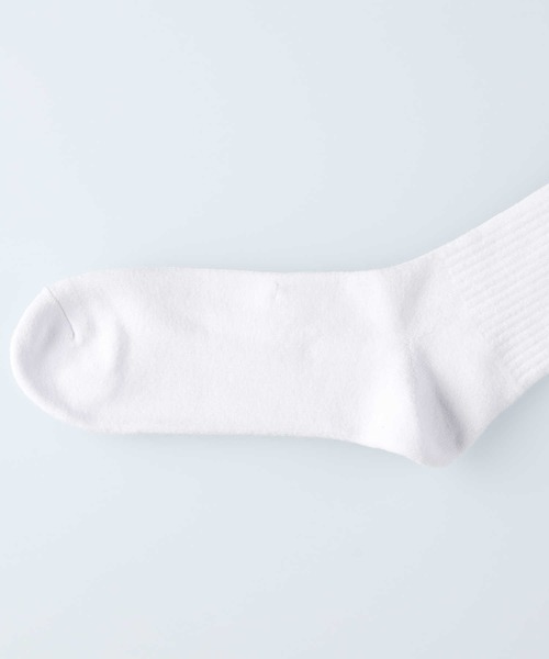 Champion(チャンピオン)の「【Champion】ハーフパイル3ソックスRムジ(ソックス/靴下・メンズ・オフホワイト/ブラック・M/L)」の5枚目の写真