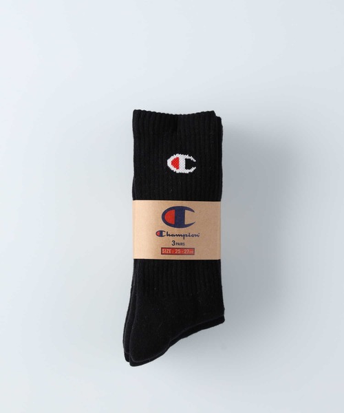 Champion(チャンピオン)の「【Champion】ハーフパイル3ソックスRムジ(ソックス/靴下・メンズ・オフホワイト/ブラック・M/L)」の14枚目の写真