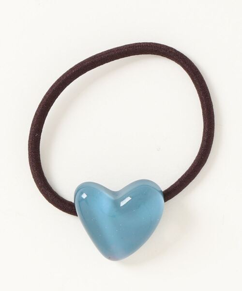 Fun & Daily（ファンアンドデイリー）の「F&D : カラーハートヘアゴム（ヘアゴム・レディース・ベージュ/パープル/アイボリー/イエロー/オレンジ/ブルー・FREE）」の10枚目の写真