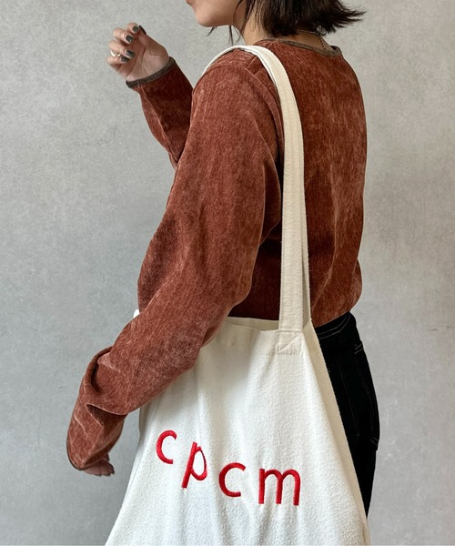 CPCM（シーピーシーエム）の「細配色クラッシュベロアロンT（Tシャツ/カットソー・レディース・グリーン/アイボリー/オレンジ/チャコールグレー/サックスブルー/マスタード・FREE）」の15枚目の写真