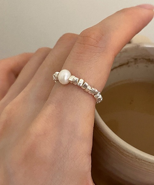 PT900 スキニー ダイヤモンド リング（リング）｜ete bijoux