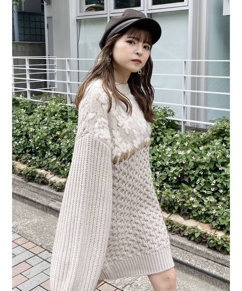 MURUA（ムルーア）の「ウールライクマリンキャップ（キャップ・レディース・ブラウン/ブラック・FREE）」の8枚目の写真