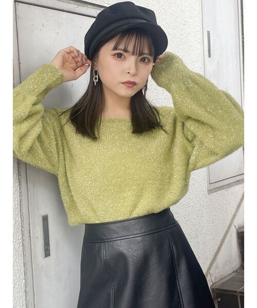 MURUA（ムルーア）の「ウールライクマリンキャップ（キャップ・レディース・ブラウン/ブラック・FREE）」の12枚目の写真