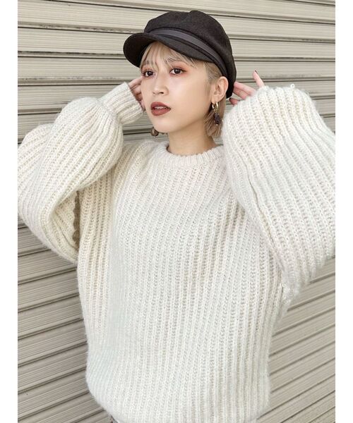 MURUA（ムルーア）の「ウールライクマリンキャップ（キャップ・レディース・ブラウン/ブラック・FREE）」の15枚目の写真