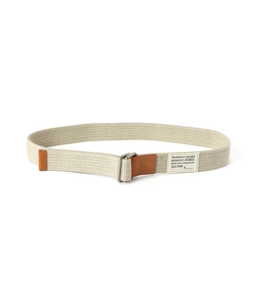 AVIREX(アヴィレックス)の「AVIREX STRETCH BELT/ ストレッチベルト / アヴィレックス(ベルト・メンズ・ベージュ/オレンジ/ブラック/オリーブ系・F)」の1枚目の写真