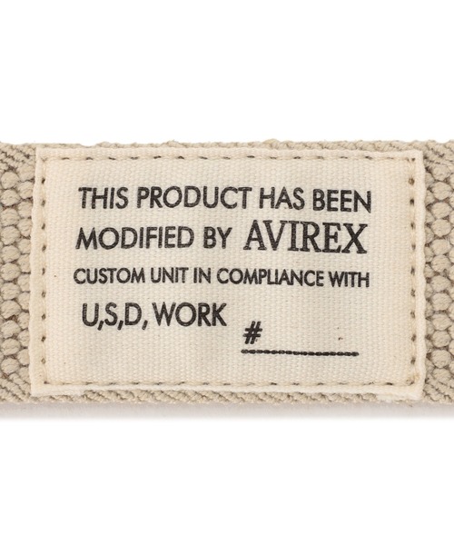 AVIREX（アヴィレックス）の「AVIREX STRETCH BELT/ ストレッチベルト / アヴィレックス（ベルト・メンズ・ベージュ/オレンジ/ブラック/オリーブ系・F）」の8枚目の写真