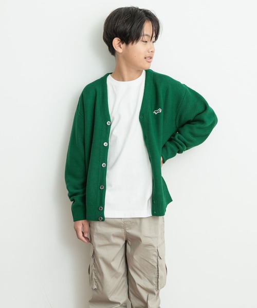 TOWNCRAFT（タウンクラフト）の「『別注』PENNEYS×DOORS　THE FOX VネックCD(KIDS)（カーディガン/ボレロ・キッズ・ブルー系その他/ブラック/ピンク/グリーン・150）」の9枚目の写真