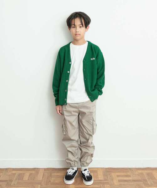 TOWNCRAFT（タウンクラフト）の「『別注』PENNEYS×DOORS　THE FOX VネックCD(KIDS)（カーディガン/ボレロ・キッズ・ブルー系その他/ブラック/ピンク/グリーン・150）」の12枚目の写真