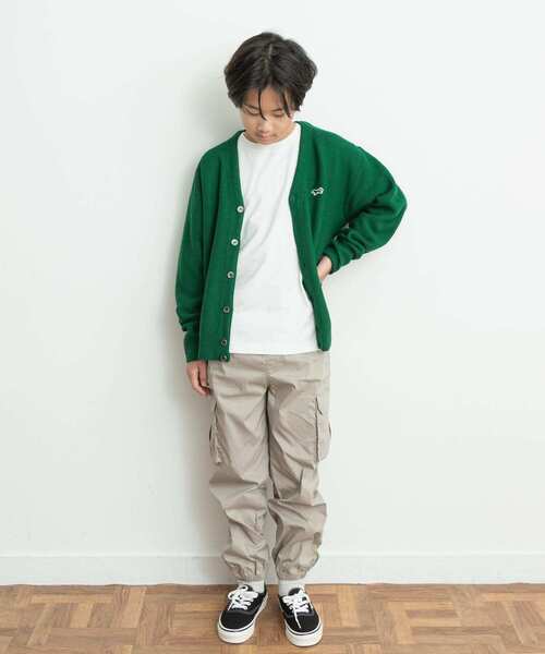 TOWNCRAFT（タウンクラフト）の「『別注』PENNEYS×DOORS　THE FOX VネックCD(KIDS)（カーディガン/ボレロ・キッズ・ブルー系その他/ブラック/ピンク/グリーン・150）」の13枚目の写真