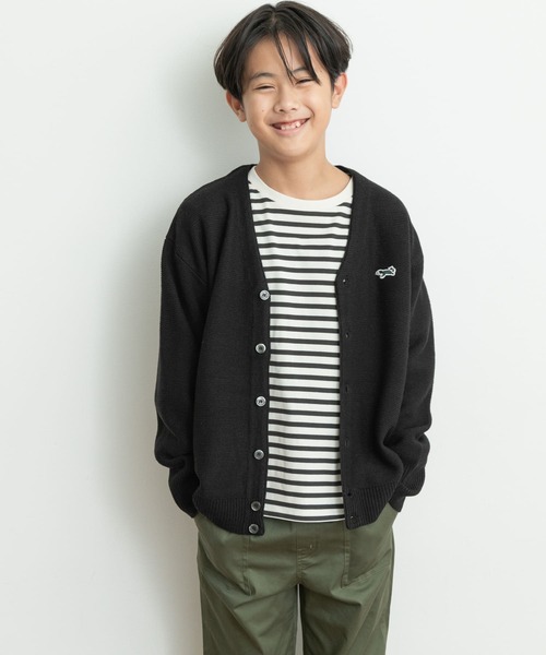 TOWNCRAFT（タウンクラフト）の「『別注』PENNEYS×DOORS　THE FOX VネックCD(KIDS)（カーディガン/ボレロ・キッズ・ブルー系その他/ブラック/ピンク/グリーン・150）」の15枚目の写真