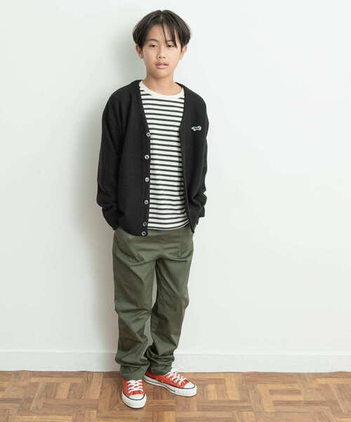 TOWNCRAFT（タウンクラフト）の「『別注』PENNEYS×DOORS　THE FOX VネックCD(KIDS)（カーディガン/ボレロ・キッズ・ブルー系その他/ブラック/ピンク/グリーン・150）」の19枚目の写真