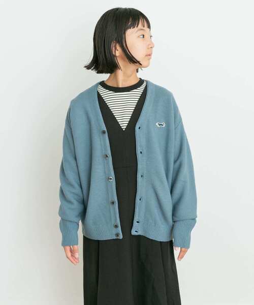 TOWNCRAFT（タウンクラフト）の「『別注』PENNEYS×DOORS　THE FOX VネックCD(KIDS)（カーディガン/ボレロ・キッズ・ブルー系その他/ブラック/ピンク/グリーン・150）」の20枚目の写真