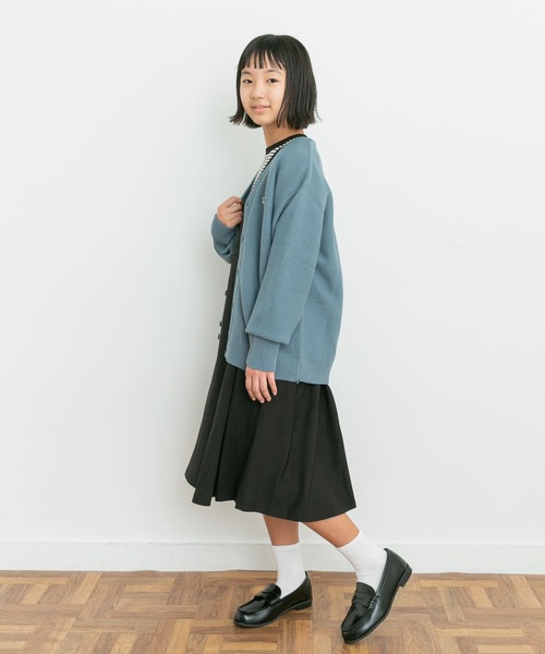 TOWNCRAFT（タウンクラフト）の「『別注』PENNEYS×DOORS　THE FOX VネックCD(KIDS)（カーディガン/ボレロ・キッズ・ブルー系その他/ブラック/ピンク/グリーン・150）」の22枚目の写真