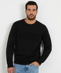 Guess（ゲス）の「Eco Beau Crewneck Fleece Sweatshirt トップス スウェット（スウェット）」