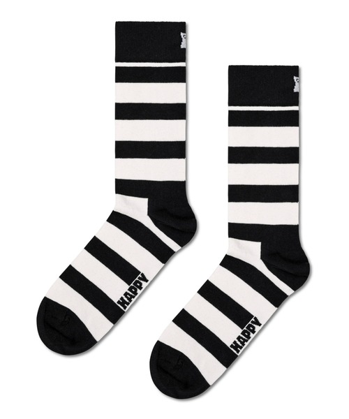 Happy Socks Classic Black & White Gift Box クルーソックス 4足組 ギフトセット 10203513(ソックス/靴下)|Happy Socks(ハッピーソックス) Happy Socks Classic Black & White Gift Box クルーソックス 4足組 ギフトセット 10203513(ソックス/靴下)|Happy Socks(ハッピーソックス)
