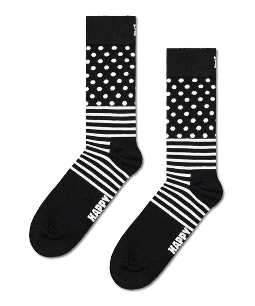 Happy Socks Classic Black & White Gift Box クルーソックス 4足組 ギフトセット 10203513(ソックス/靴下)|Happy Socks(ハッピーソックス) Happy Socks Classic Black & White Gift Box クルーソックス 4足組 ギフトセット 10203513(ソックス/靴下)|Happy Socks(ハッピーソックス)