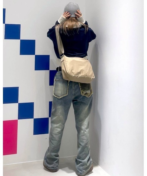 3.3 Field Trip （3.3フィールドトリップ）の「【UNISEX】3.3 Field Trip／ボゴタショルダーBAG（ショルダーバッグ・レディース・ブラック/ベージュ/カーキ/グレー・0）」の8枚目の写真