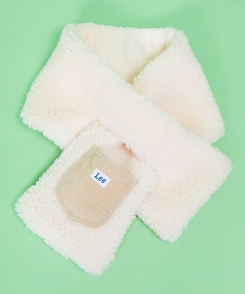 FREAK'S STORE(フリークスストア)の「限定展開 Lee/リー KIDS BOA MUFFLER / キッズ ボアマフラー / ボアフリース ネックウォーマー / LA0618(マフラー・キッズ・ブラック/グレー/オフホワイト・SMALL)」の4枚目の写真