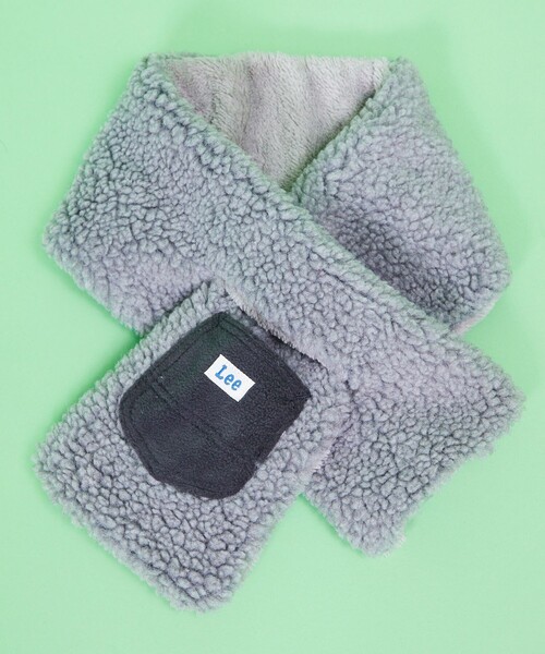 FREAK'S STORE(フリークスストア)の「限定展開 Lee/リー KIDS BOA MUFFLER / キッズ ボアマフラー / ボアフリース ネックウォーマー / LA0618(マフラー・キッズ・ブラック/グレー/オフホワイト・SMALL)」の8枚目の写真
