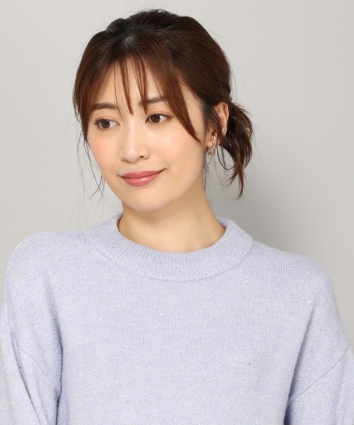 MISCH MASCH（ミッシュマッシュ）の「■2023秋冬新作■スパンコール糸ニット/MM348306（ニット/セーター・レディース・ライトブルー/ベージュ/ピンク/ホワイト・ﾌﾘ-）」の20枚目の写真