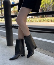 Fabby fabby | ポインテッド2wayカバーショートブーツ(ブーツ)