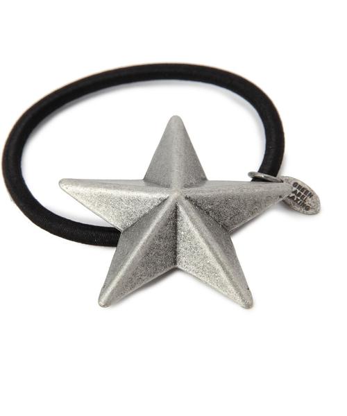 green label relaxing（グリーンレーベルリラクシング）の「GC スタースタッズポニー ヘアゴム◆（ヘアゴム・レディース・ゴールド/シルバー・フリー）」の4枚目の写真