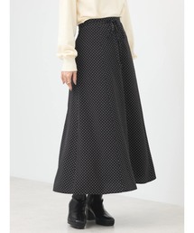 リボンフレアスカート