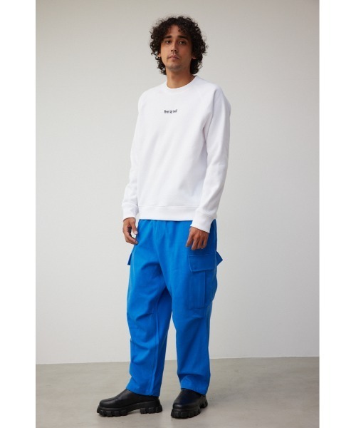 AZUL by moussy(アズールバイマウジー)の「裏起毛スウェットプルオーバー(Tシャツ/カットソー・メンズ・ホワイト/ブラック/グレー・LARGE/MEDIUM)」の6枚目の写真