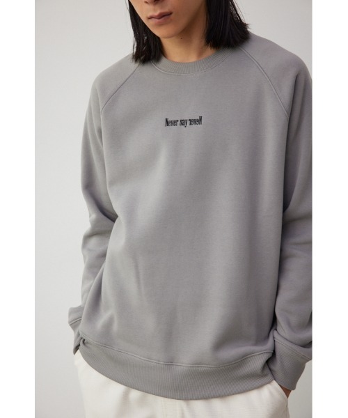 AZUL by moussy(アズールバイマウジー)の「裏起毛スウェットプルオーバー(Tシャツ/カットソー・メンズ・ホワイト/ブラック/グレー・LARGE/MEDIUM)」の22枚目の写真
