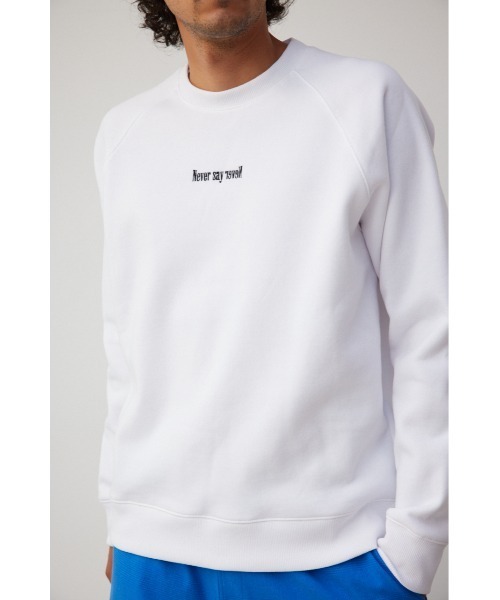 AZUL by moussy(アズールバイマウジー)の「裏起毛スウェットプルオーバー(Tシャツ/カットソー・メンズ・ホワイト/ブラック/グレー・LARGE/MEDIUM)」の4枚目の写真