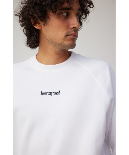 AZUL by moussy(アズールバイマウジー)の「裏起毛スウェットプルオーバー(Tシャツ/カットソー・メンズ・ホワイト/ブラック/グレー・LARGE/MEDIUM)」の5枚目の写真