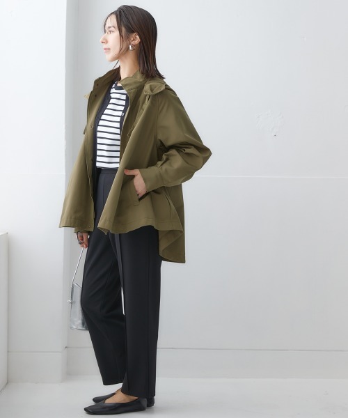 nissen（ニッセン）の「ベストセットアップ（ポケット付ベスト+パンツ）（スーツセット・レディース・ブラック/ベージュ/グレイッシュベージュ/グレー・LL/S/M/L/3L）」の8枚目の写真