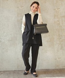 nissen（ニッセン）の「ベストセットアップ（ポケット付ベスト+パンツ）（スーツセット）」