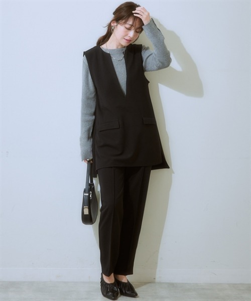 ベストセットアップ（ポケット付ベスト+パンツ）（スーツセット
